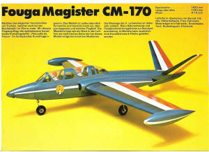 Fouga Magister 162 cm